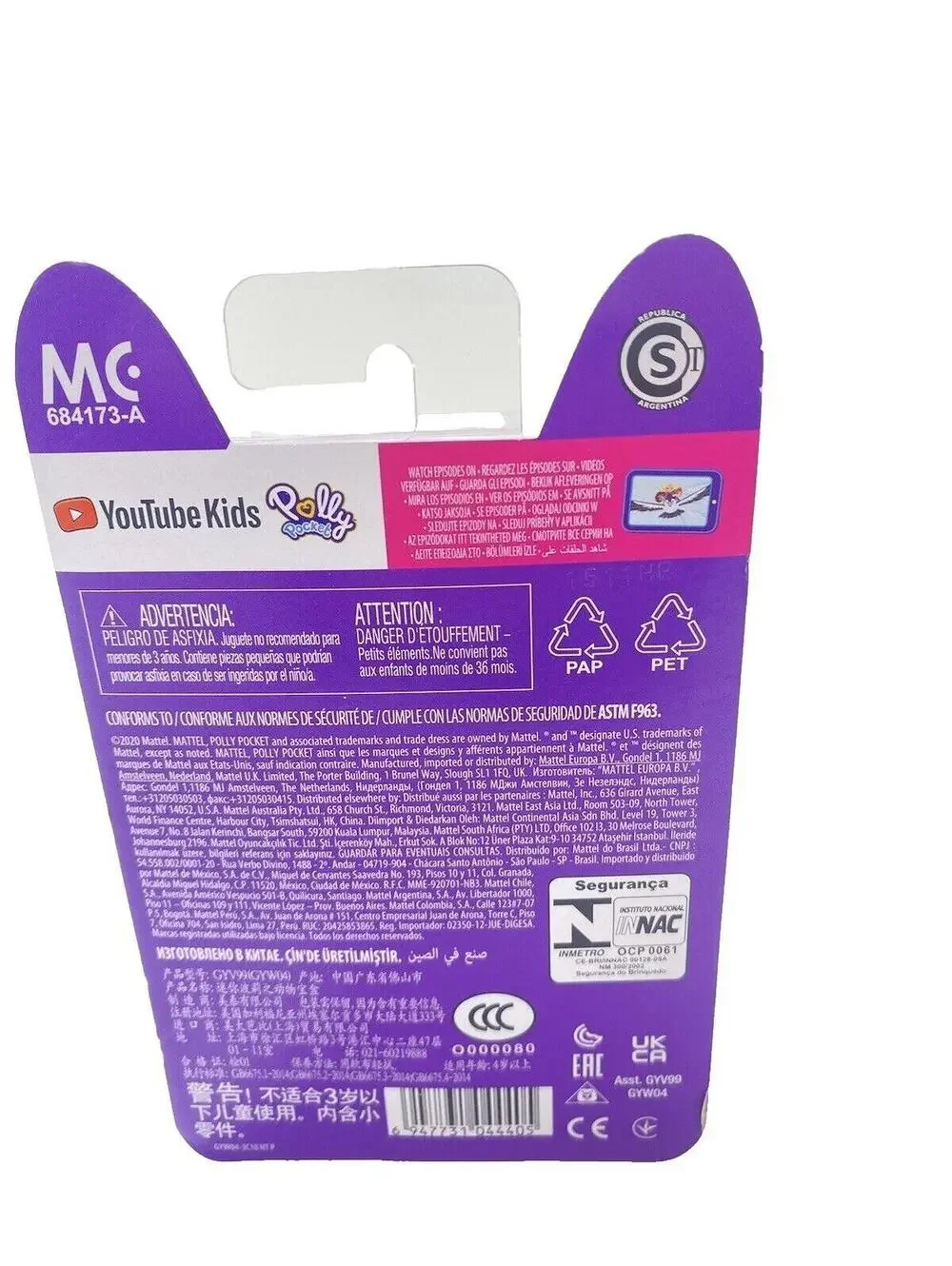Polly Pocket Pet Connects Kids Toy, Brand New Childrens Girl Gift